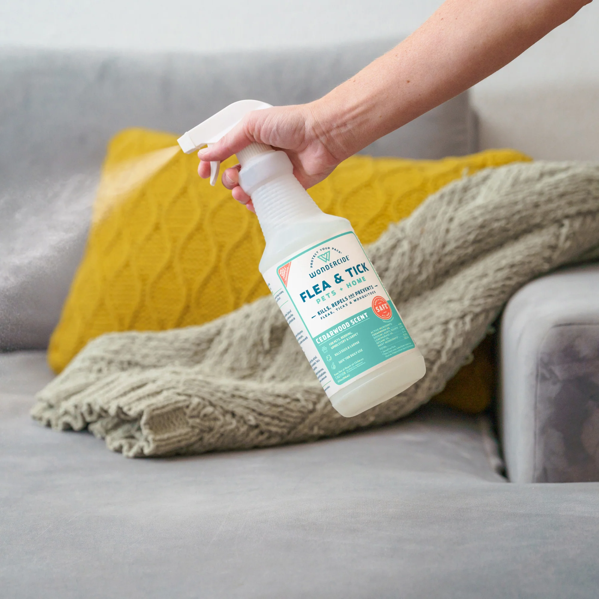 Cedarwood Flea & Tick Spray for Pets + Home - Image 4