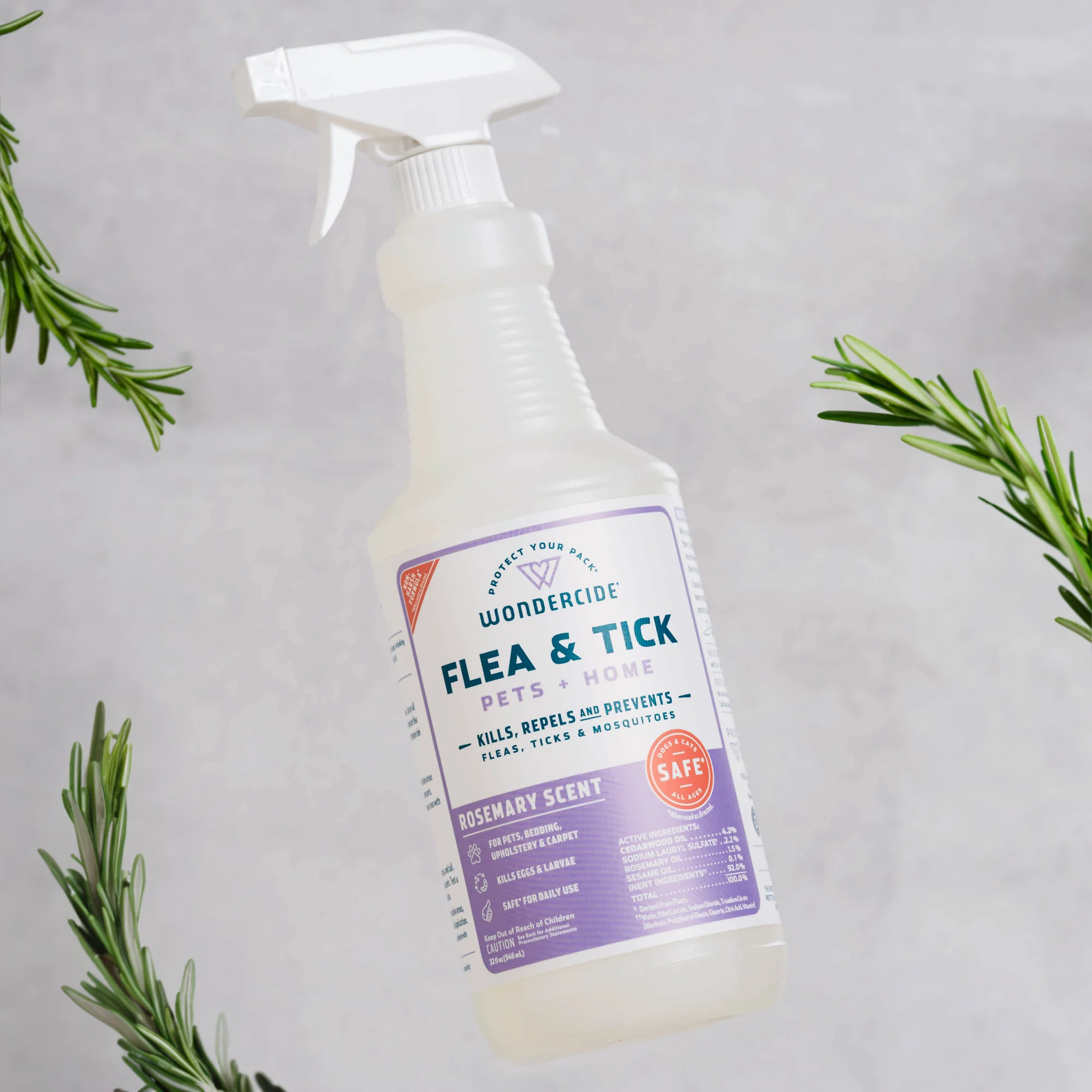 Rosemary Flea & Tick Spray for Pets + Home - Image 3